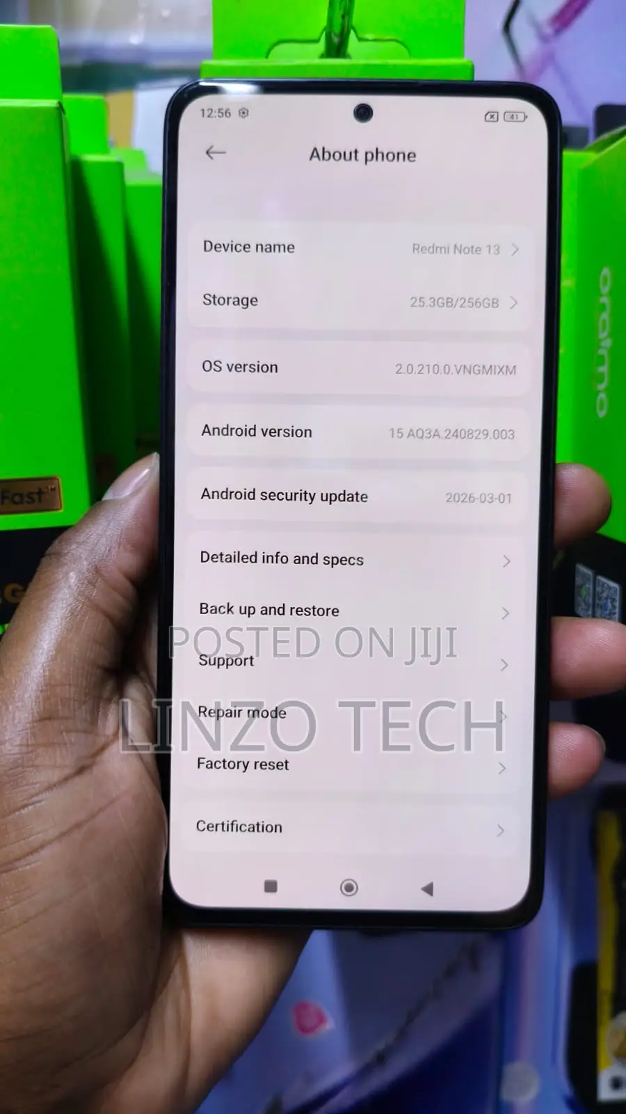 Xiaomi Redmi Note 13 256 GB Black