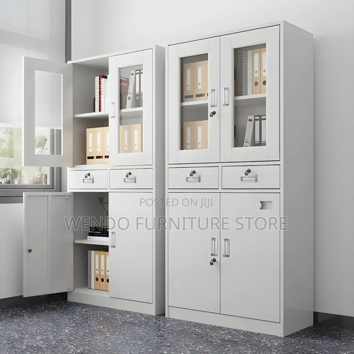 Office Cabinet; Steel Drawered Office Documents Cabinet