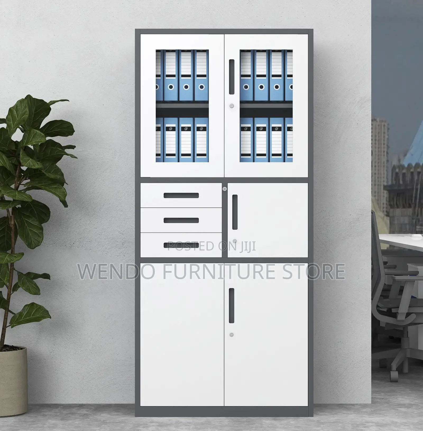 Office Cabinet; Steel Drawered Office Documents Cabinet
