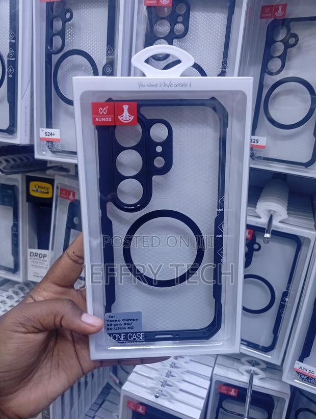 Tecno Camon 50 Pro 5g Deep Navy Blue Border Cover