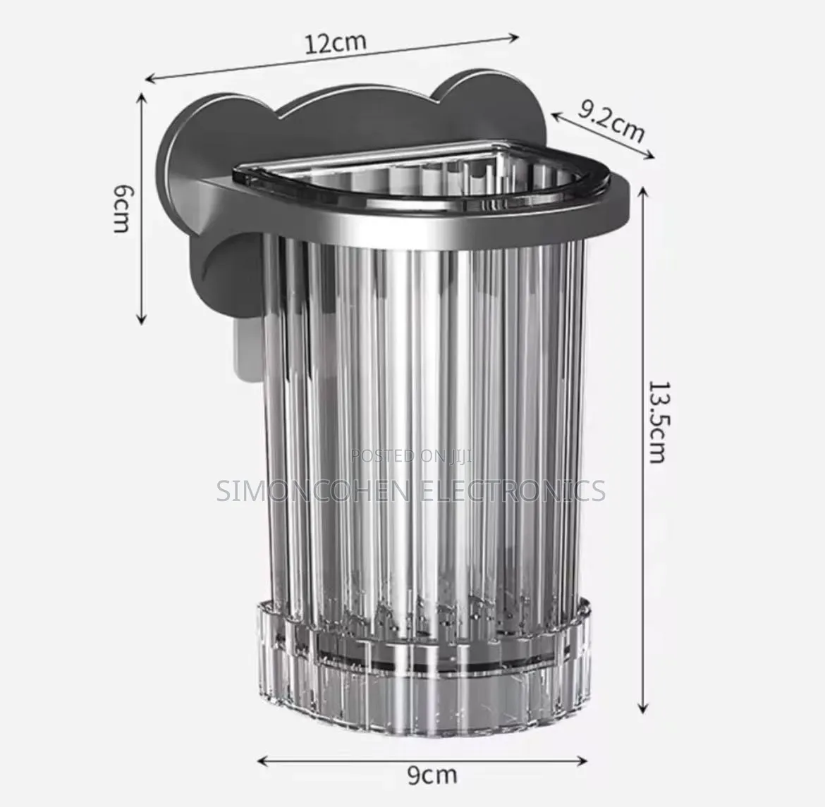 Wall Mount Toothbrush Holder Bathroom Organizer