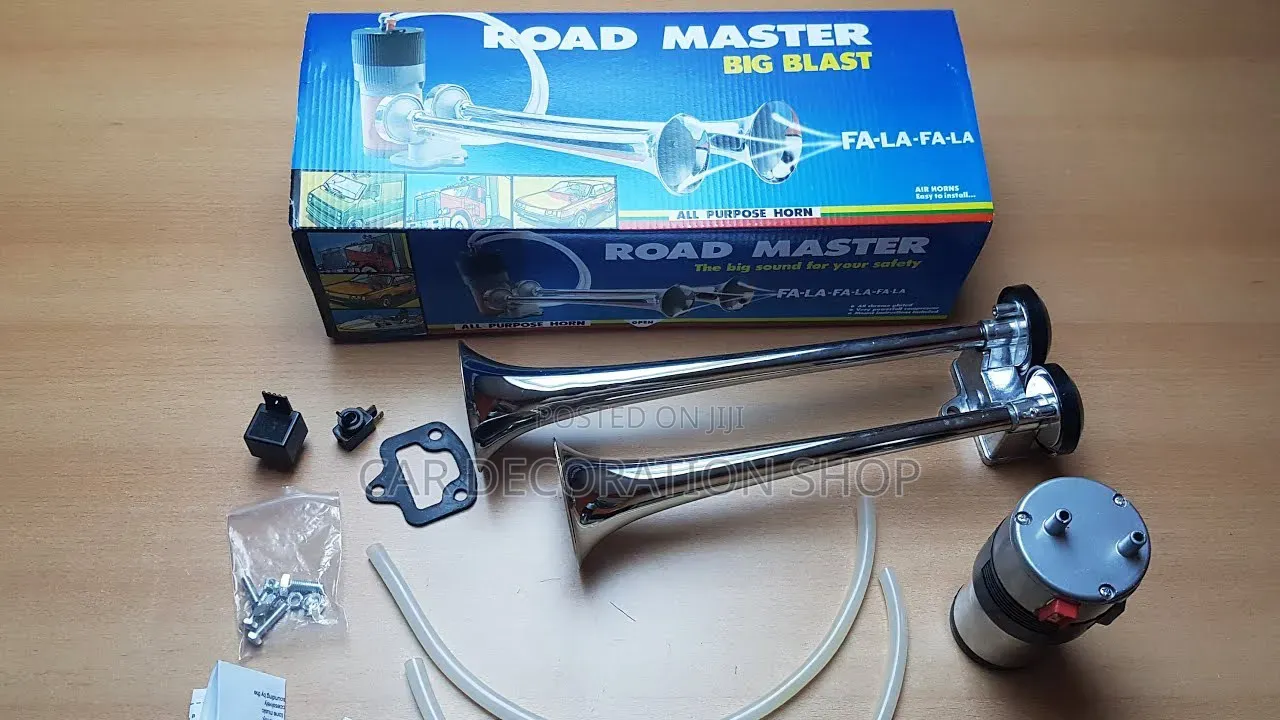 Dual Chrome Finish Dual Road Master Truck Horn