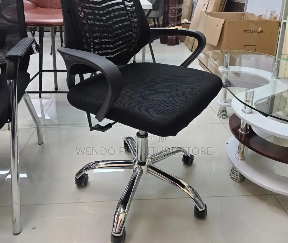Office Chairs; Headrest Ergonomic Black Design Office Chairs