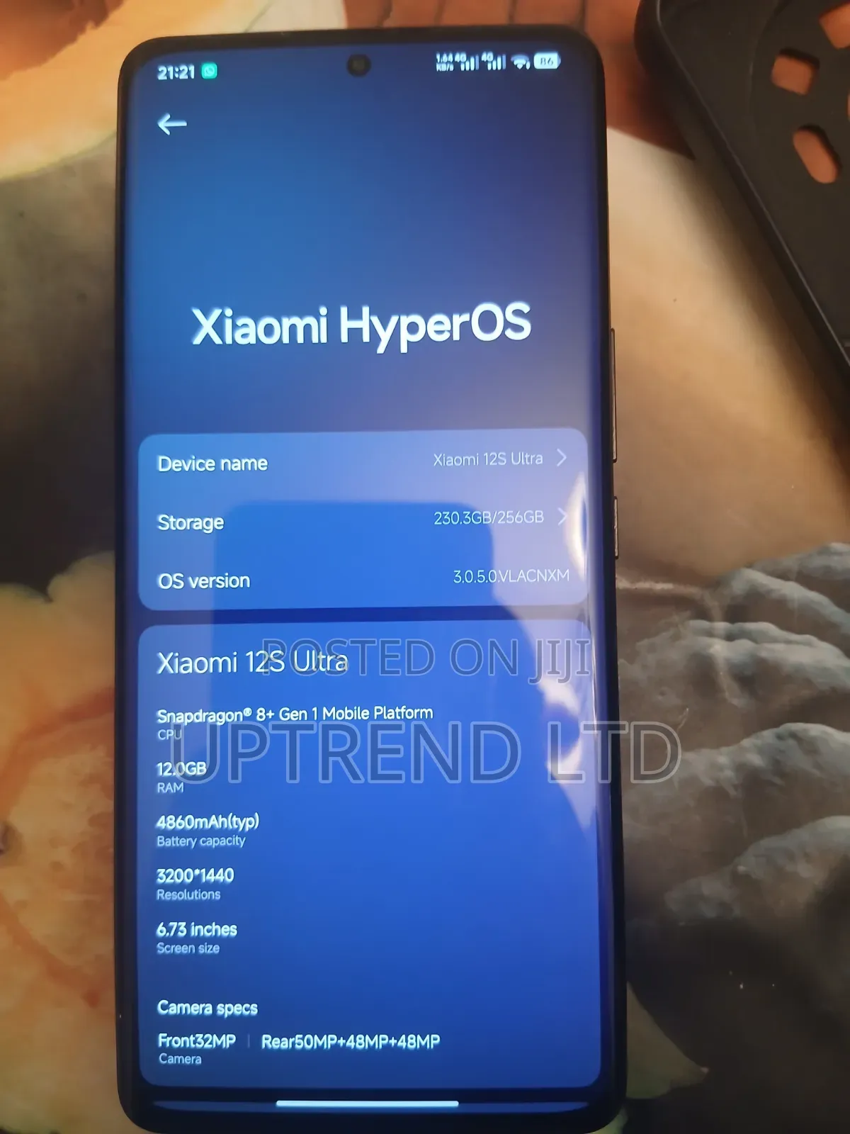 Xiaomi 12S Ultra 256 GB Black