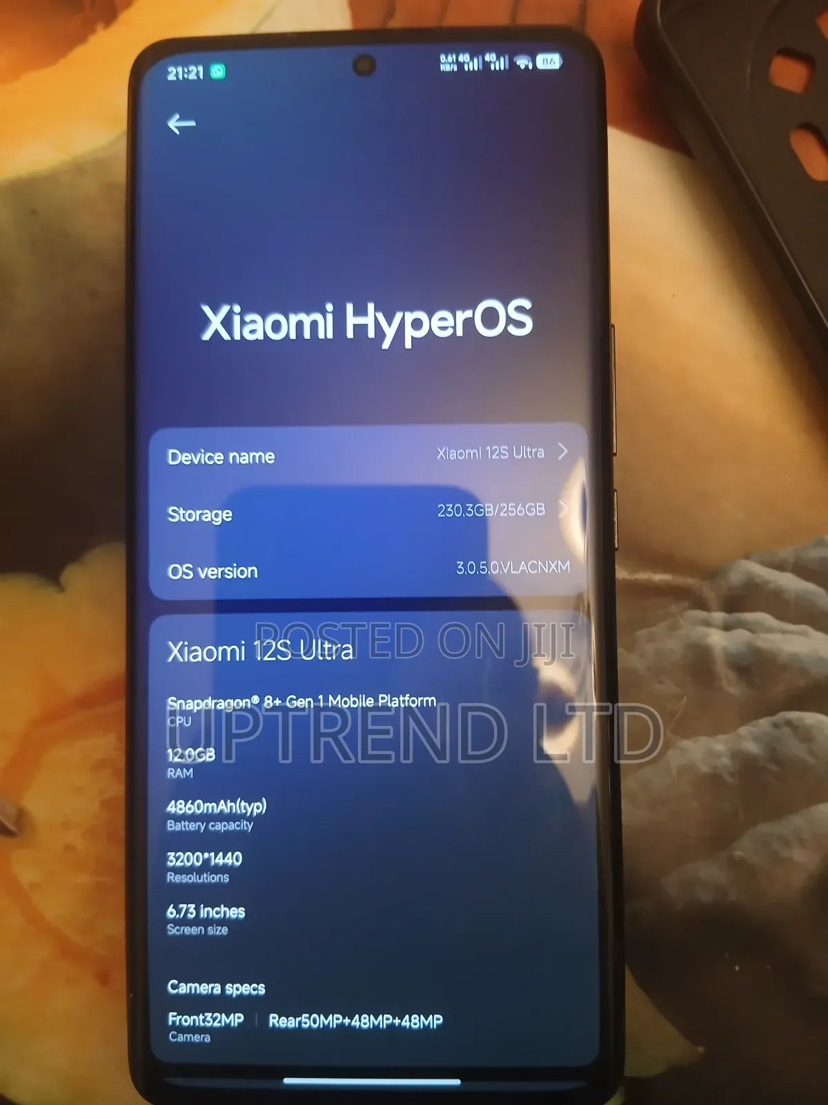 Xiaomi 12S Ultra 256 GB Black