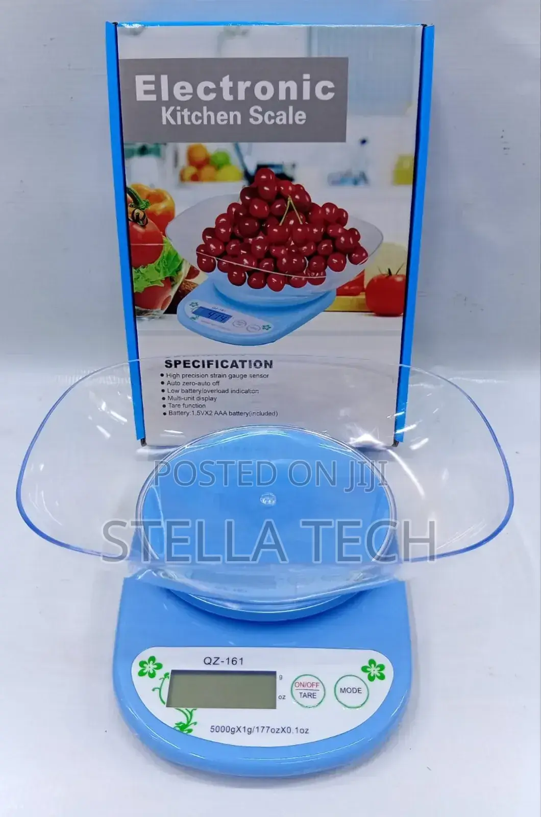 Digital Kitchen Scale With Bowl