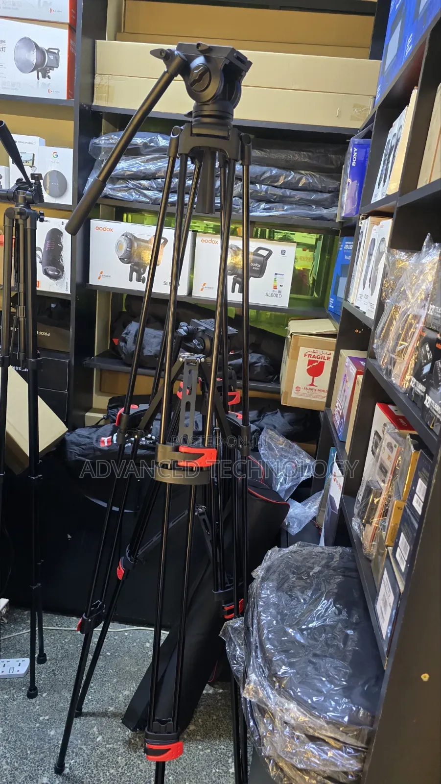 Heavy Duty Camera Tripod Upto 15kg Load