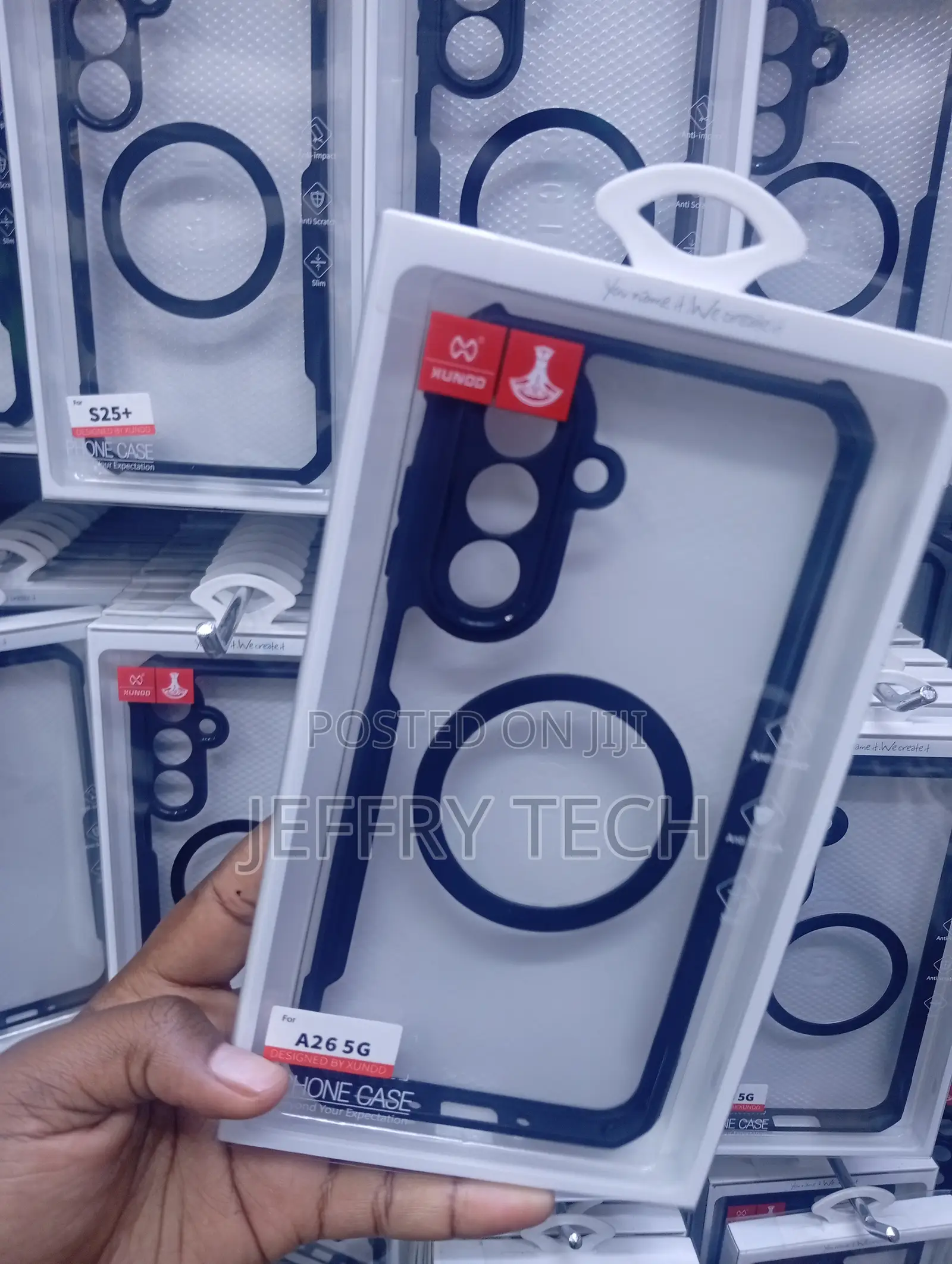 Samsung A26 5g, Shock-Absorbent Bumper Frame Cover