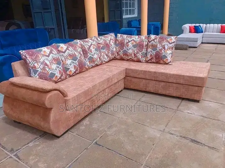 Brown L Seat