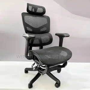 Office Chairs; Orthopedic Fabric Chair With Under Footrest
