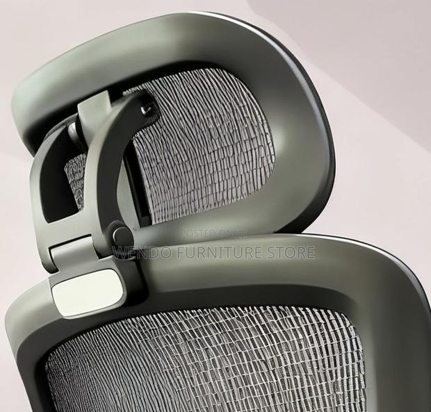 Office Chairs; Orthopedic Fabric Chair With Under Footrest - thumbnail 4