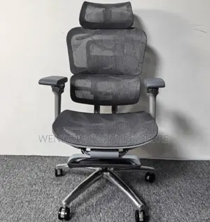 Office Chairs; Orthopedic Fabric Chair With Under Footrest