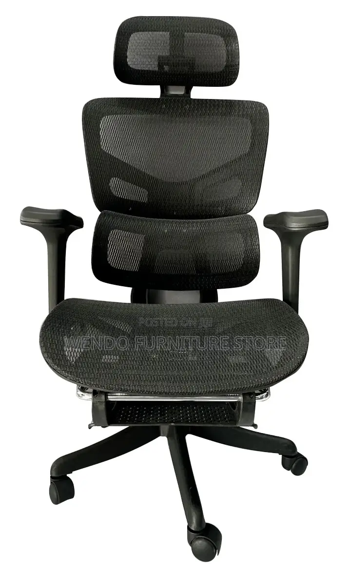 Office Chairs; Orthopedic Fabric Chair With Under Footrest