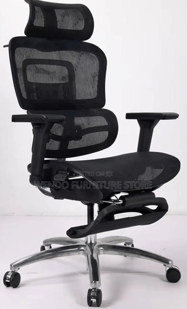 Office Chairs; Orthopedic Fabric Chair With Under Footrest - thumbnail 10