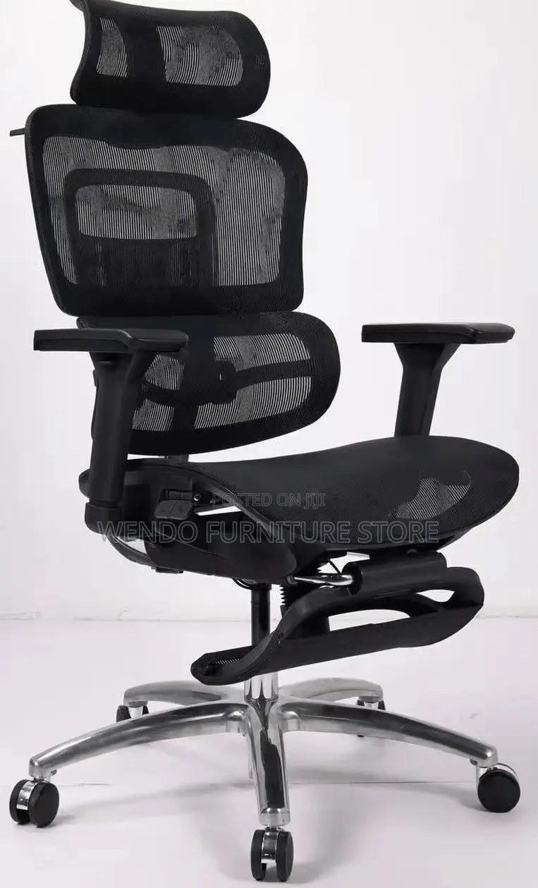 Office Chairs; Orthopedic Fabric Chair With Under Footrest