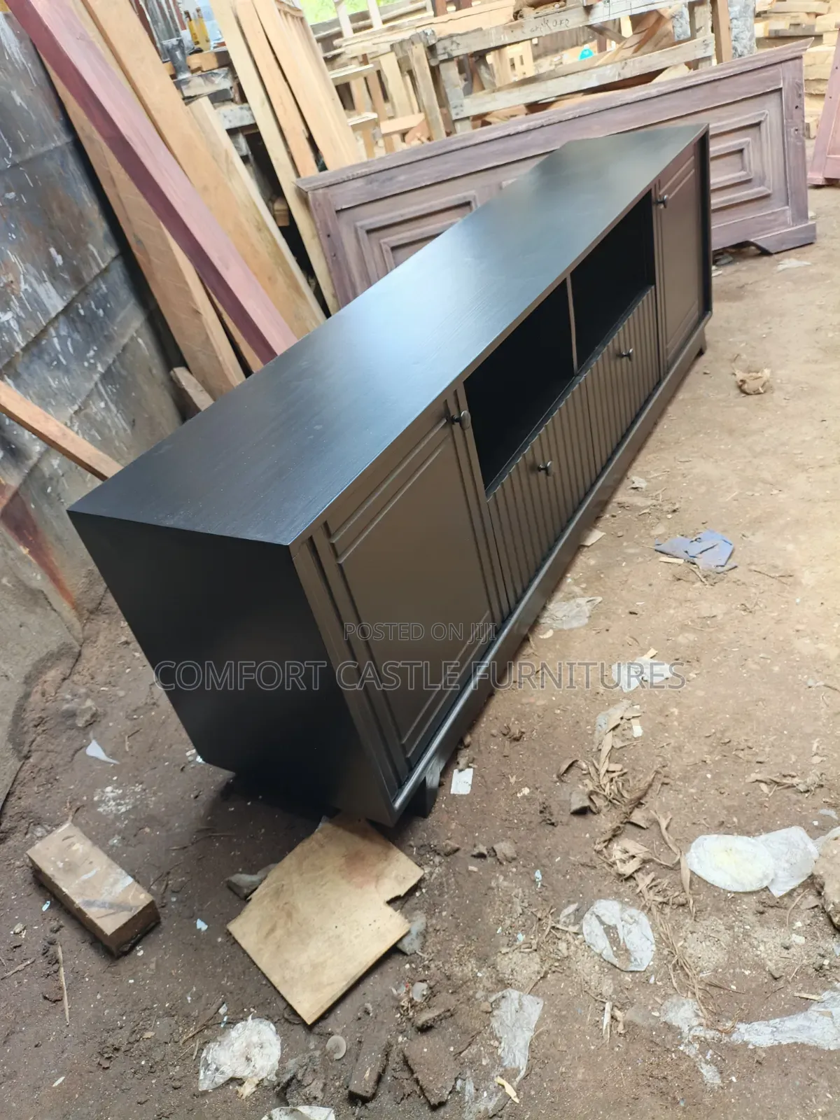 Black Tv Stand Showcase