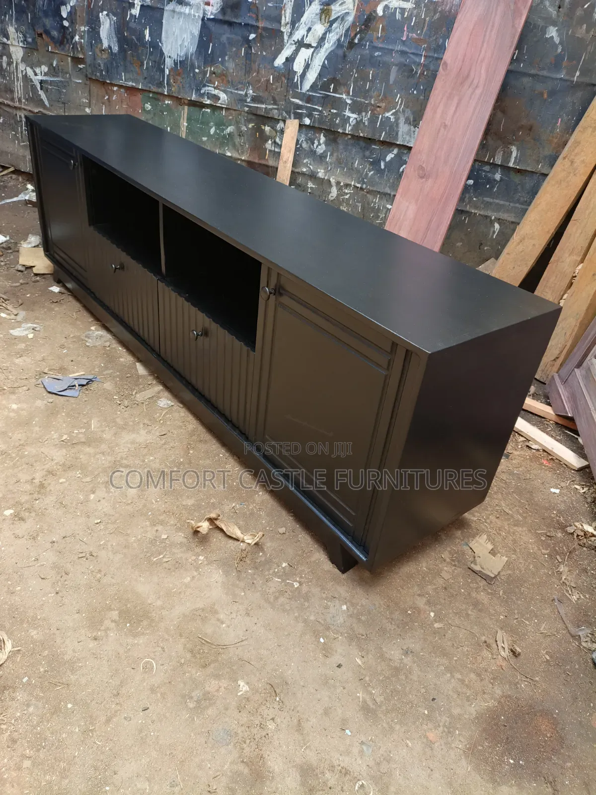 Black Tv Stand Showcase