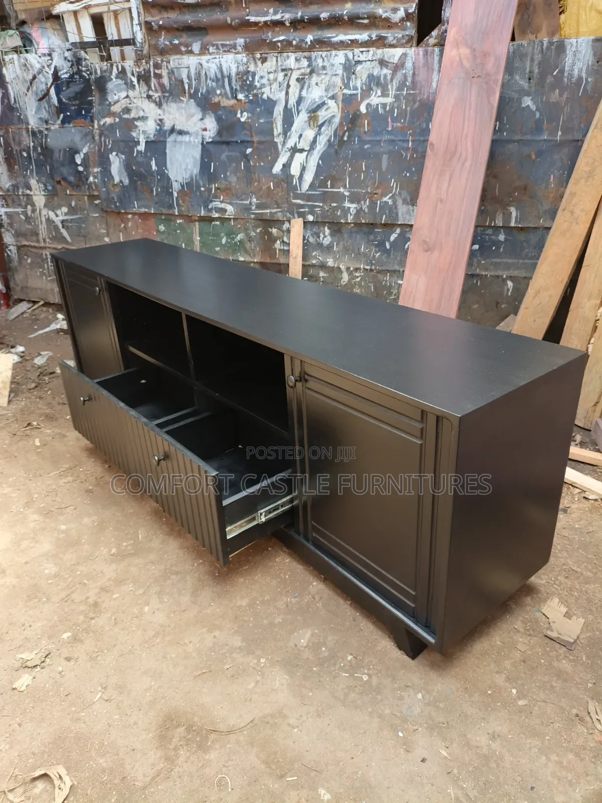 Black Tv Stand Showcase