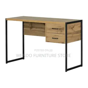 Office Tables; Wooden Top Office Desks With Drawers