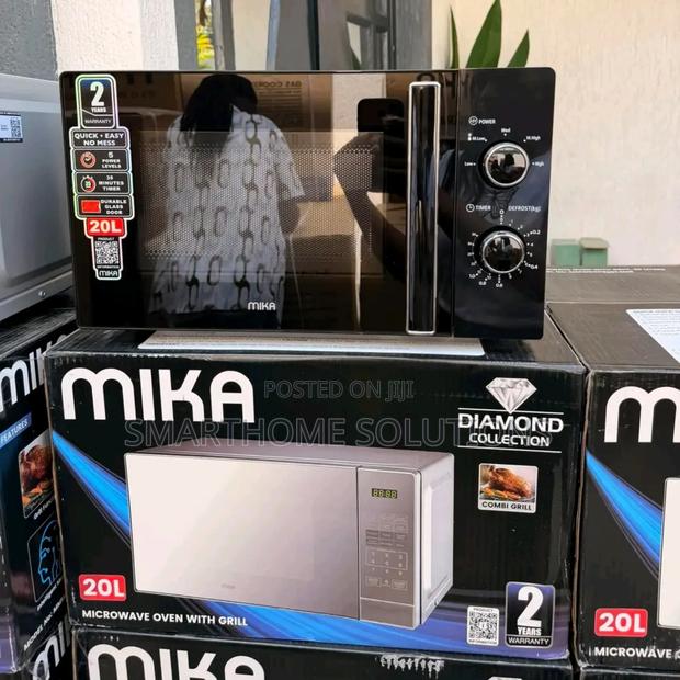 Mika Knob Microwave Oven 20l-Black