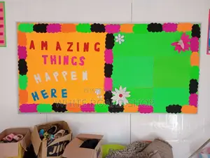 Green Heavy Duty 6ft × 4ft Noticeboard for Offices