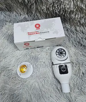 Bulb Camera Dual Lens PTZ 360° Wifi CCTV Security Camera Night Vision