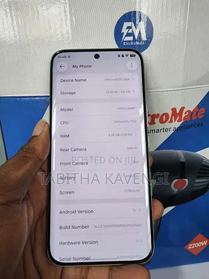 Infinix Note Edge 256 GB Gray