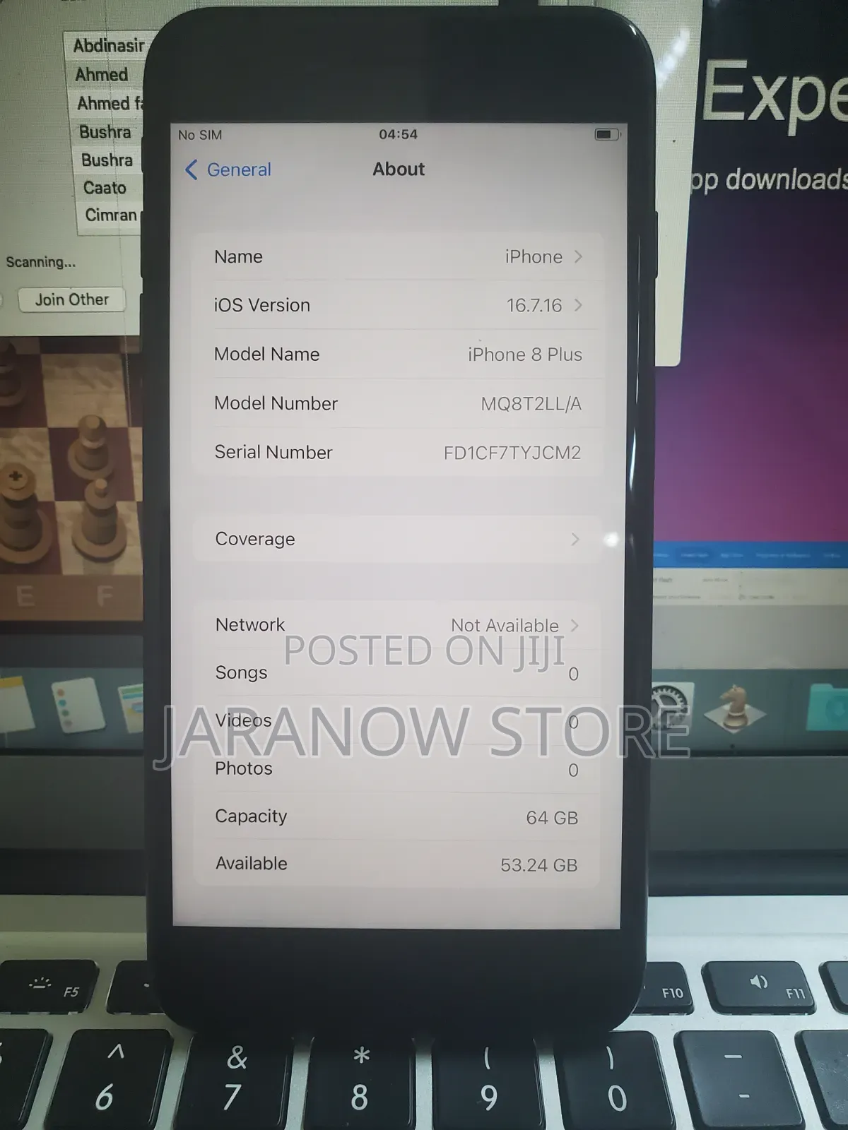 Apple iPhone 8 Plus 64 GB Black