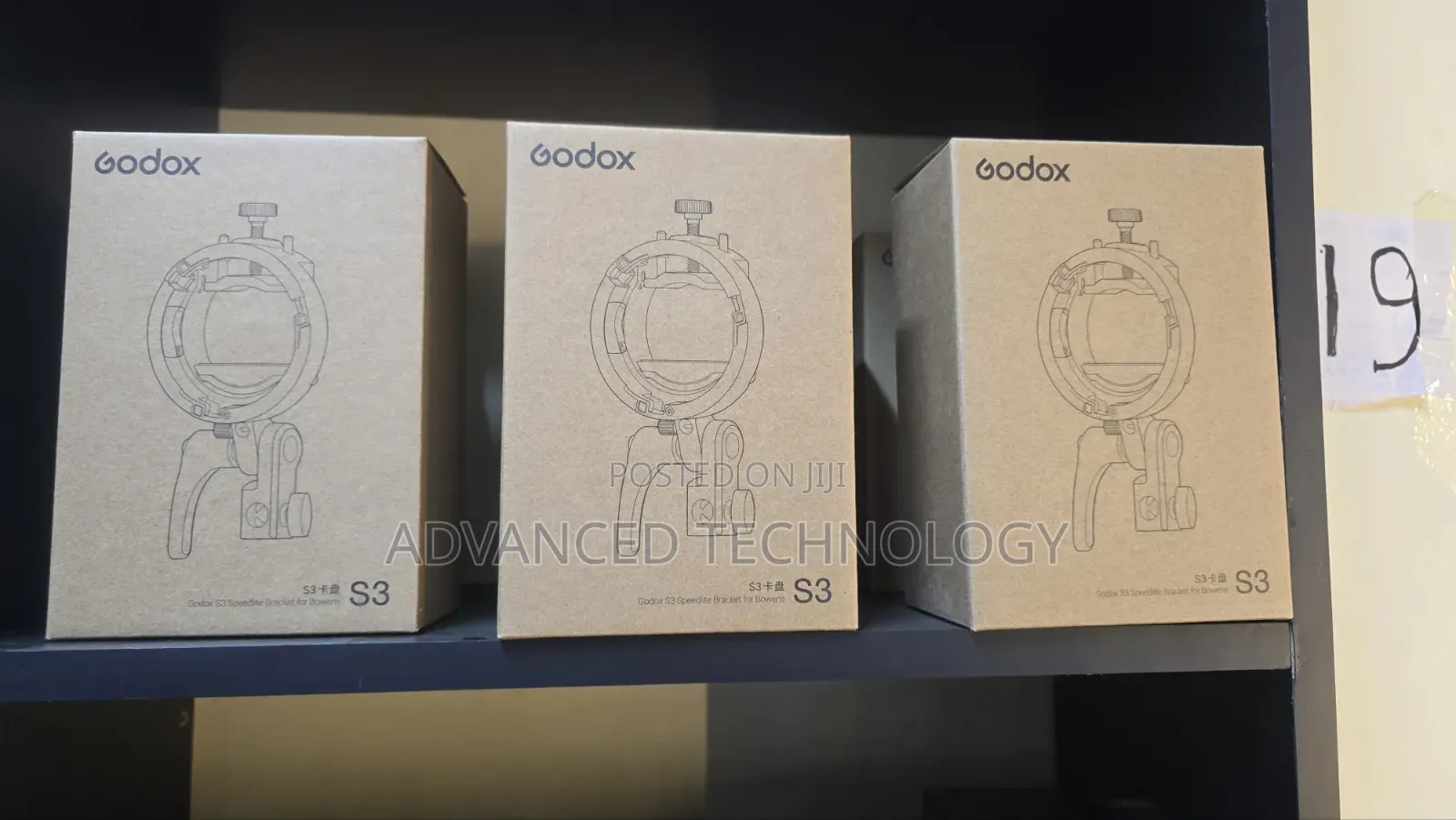Godox S3 Bowens Mount Speedlite Bracket