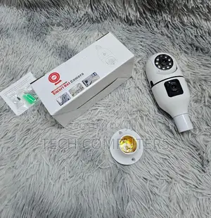 360° Bulb CCTV Camera Dual Lens Smart Security Camera With Mobile App