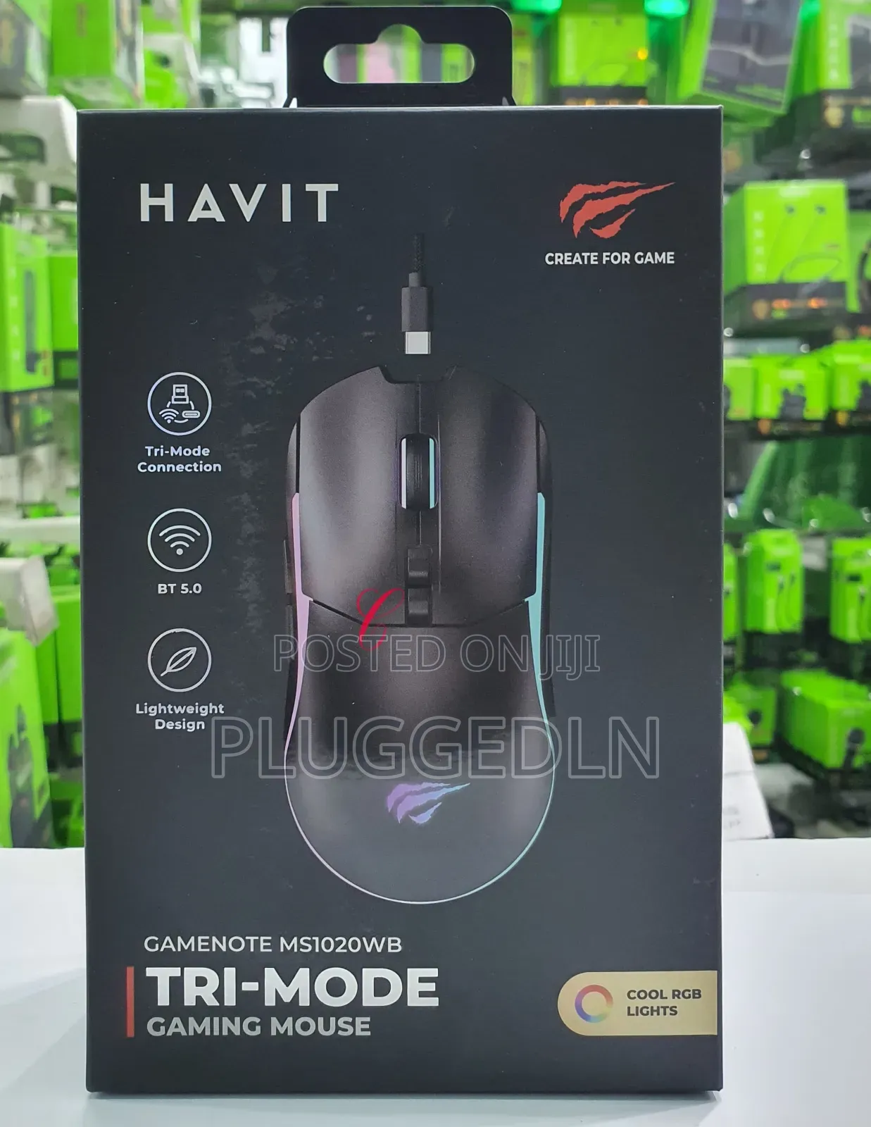 Havit Gamenote *Rechargable Tri-Mode Gaming Mouse*