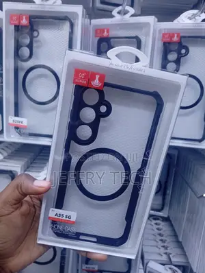 Samsung Galaxy A55 Transparent Polycarbonate Back Case -Clear