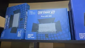 Pro Led 600 Video Light With 2 Batteries ,Adapter Charger(3200-600)