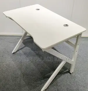 Home Office Table: Study and Office Desk With Spacious Wooden Desktop