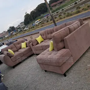 Brown Butterfly Sofa Set