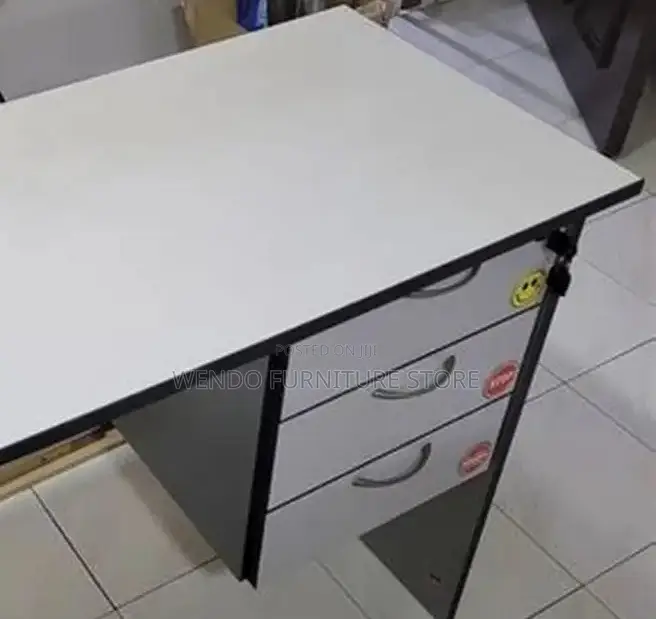 Office Desk; 1.4 Meters Brown Home Office Laptops Writing Desk