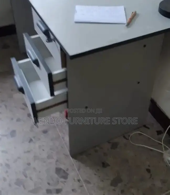 Office Desk; 1.4 Meters Brown Home Office Laptops Writing Desk