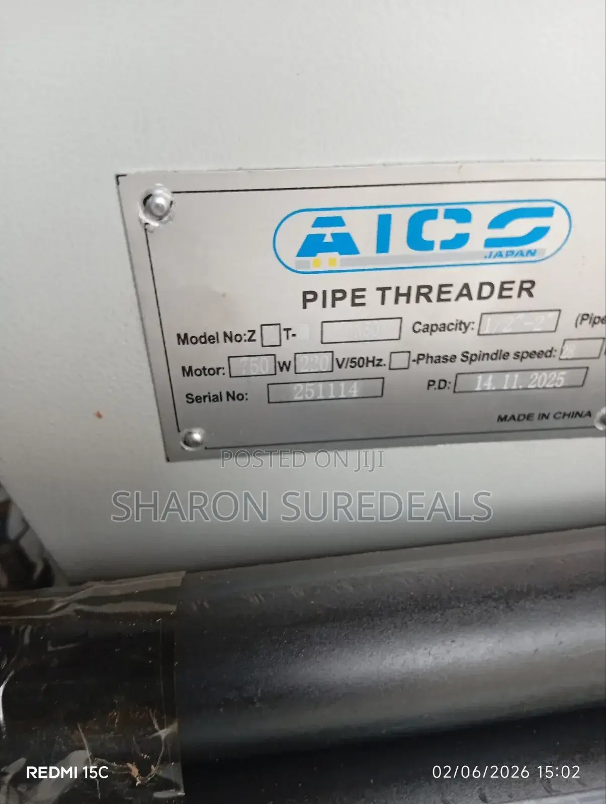Electric Pipe Threading Machine 1/2-2"