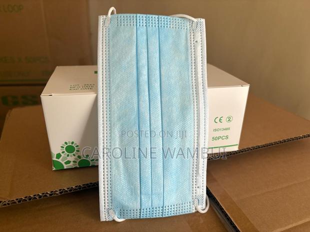 Face Mask 3ply Blue - thumbnail 2