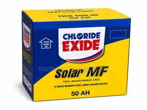 Chloride Exide Solar Mf 50ah Battery – Maintenance Free Solar Battery