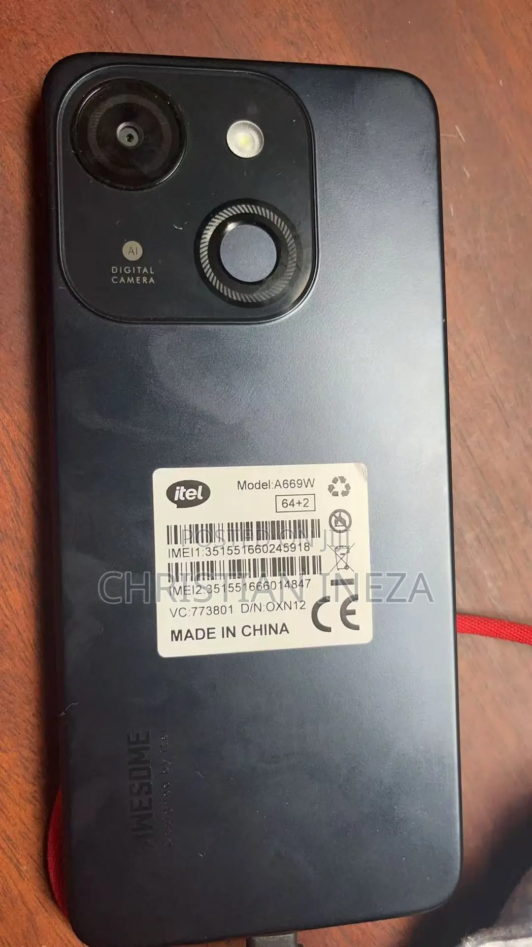 New Itel A06 64 GB Black