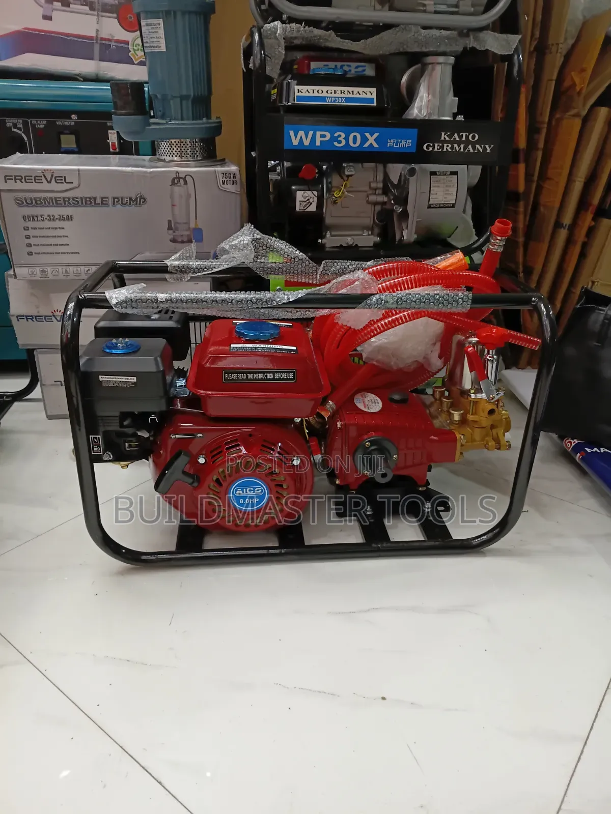 Aico Japan 8hp Petrol Engine Trolley Sprayer
