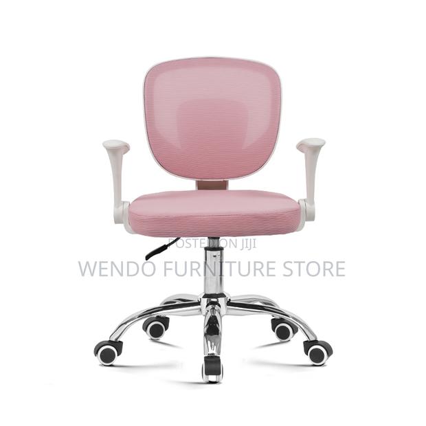 Office Chairs Mesh White Framework School Student Study Chair - thumbnail 5