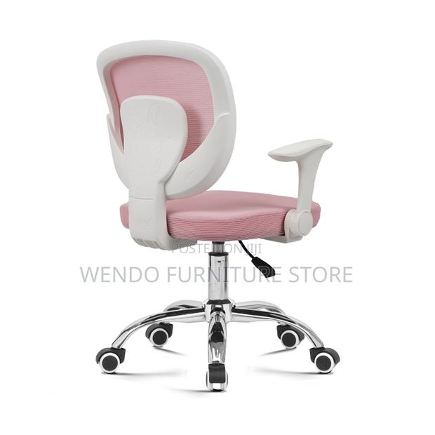 Office Chairs Mesh White Framework School Student Study Chair - thumbnail 2