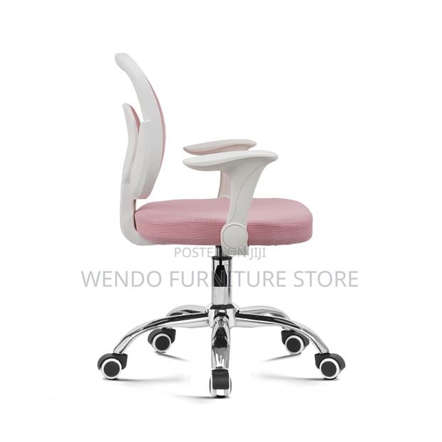 Office Chairs Mesh White Framework School Student Study Chair - thumbnail 4