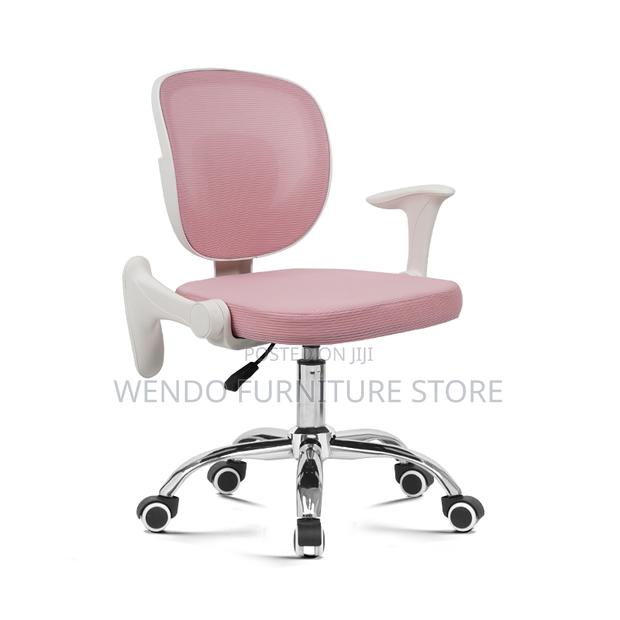 Office Chairs Mesh White Framework School Student Study Chair - thumbnail 6