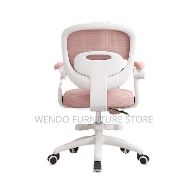 Office Chairs Mesh White Framework School Student Study Chair - thumbnail 8