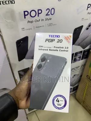 New Tecno Pop 20 128 GB Black