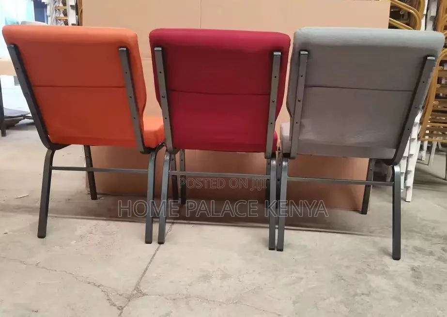 Conference Chair: Premium Stackable Auditorium Chair With Metal Frame