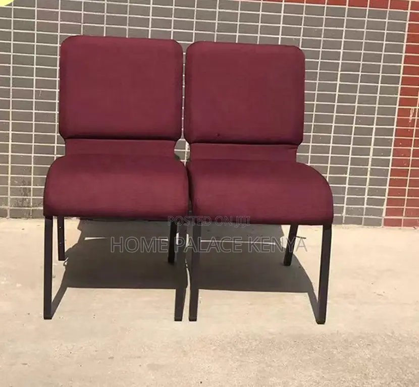 Conference Chair: Premium Stackable Auditorium Chair With Metal Frame